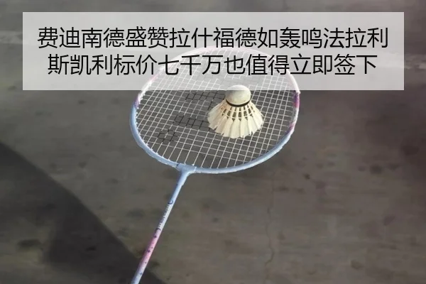 费迪南德盛赞拉什福德如轰鸣法拉利 斯凯利标价七千万也值得立即签下 | JIUYOUSPORTS
